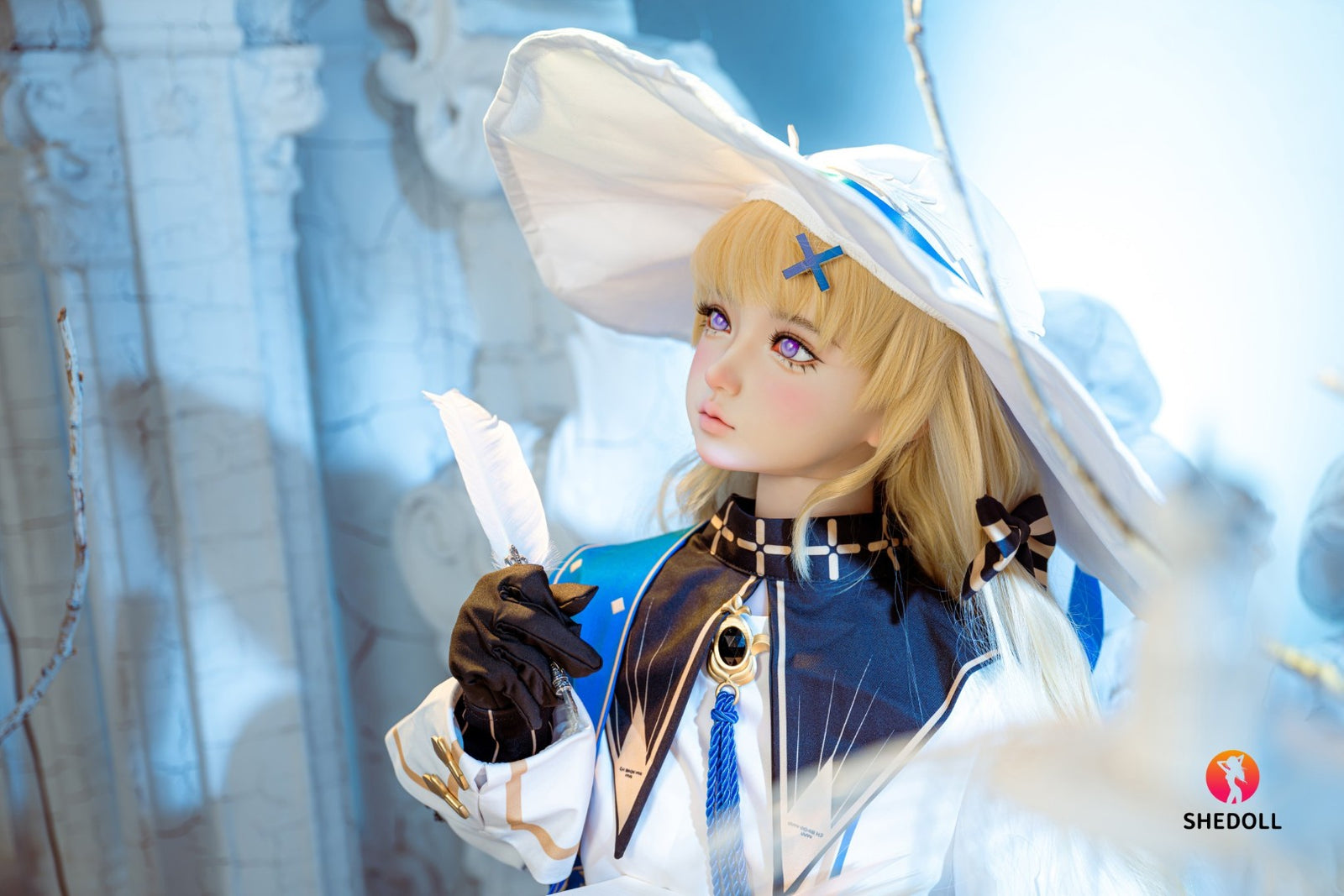 Phoebe bambola del sesso (SHEDOLL Coppa A da 152 cm #SH189 2.0 TPE+silicone)