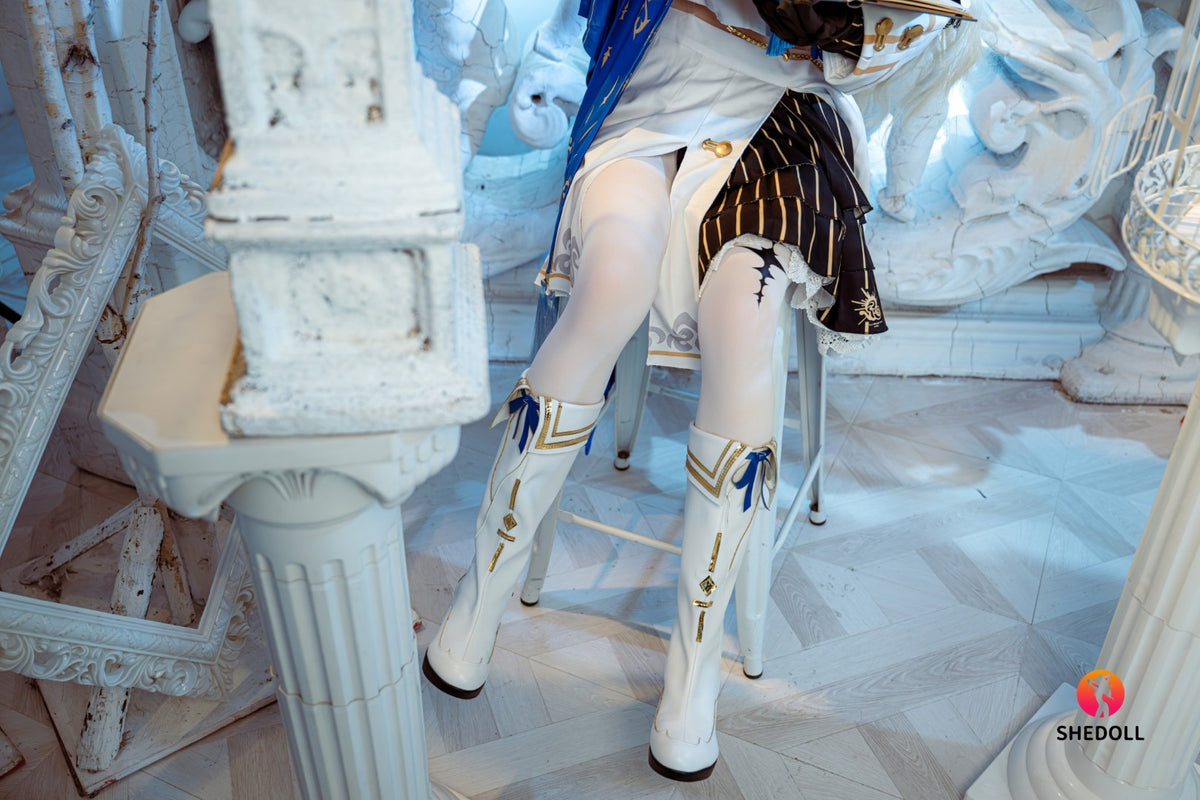 Phoebe bambola del sesso (SHEDOLL Coppa A da 152 cm #SH189 2.0 TPE+silicone)