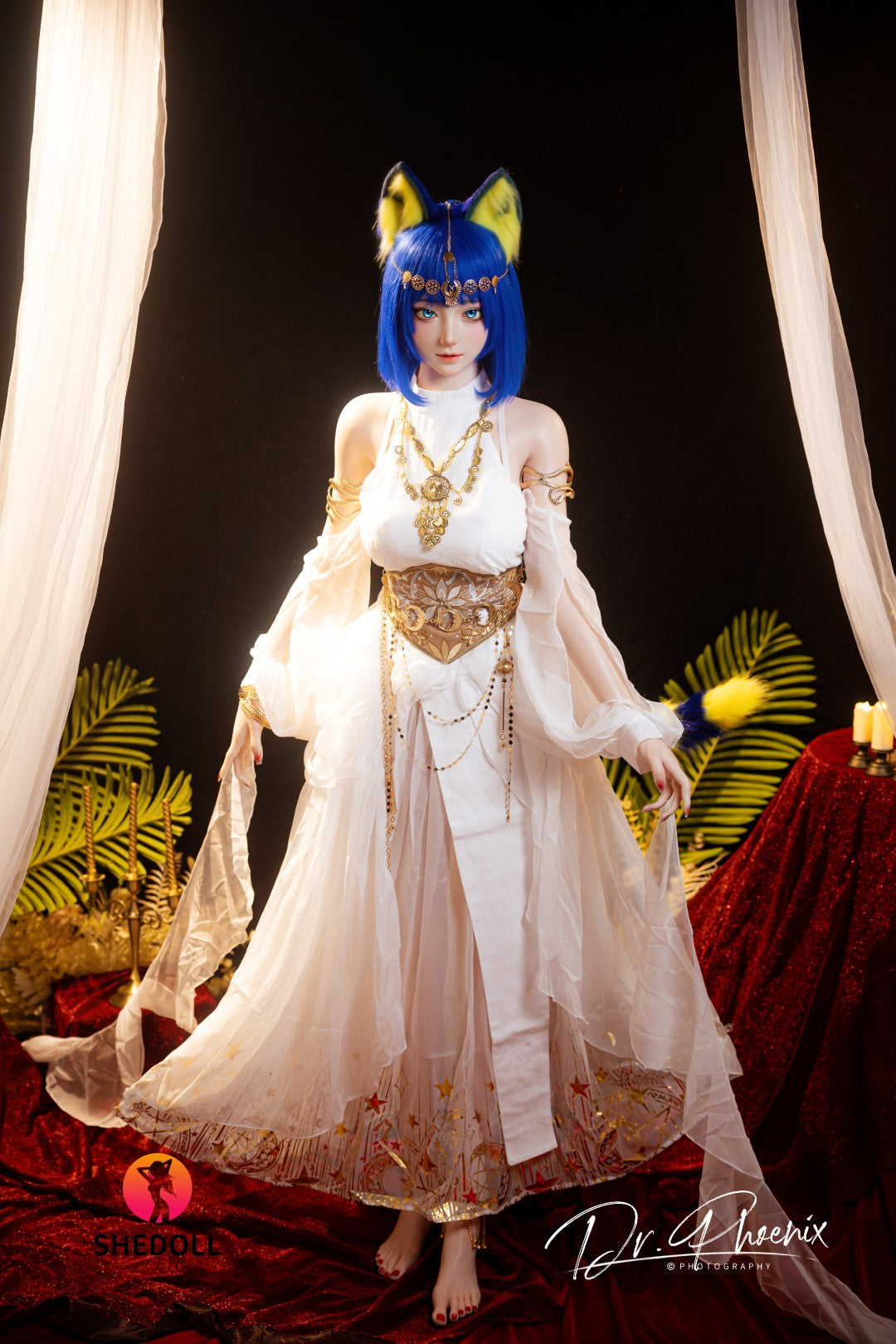 Ankha bambola del sesso (SHEDOLL Coppa D da 168 cm n. SH192 2.0 in silicone)