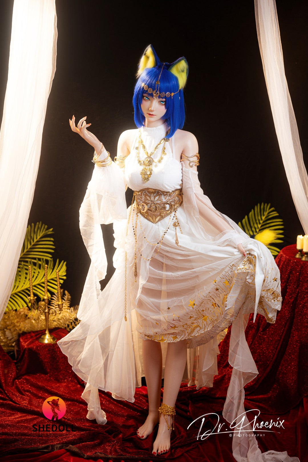 Ankha bambola del sesso (SHEDOLL Coppa D da 168 cm n. SH192 2.0 in silicone)