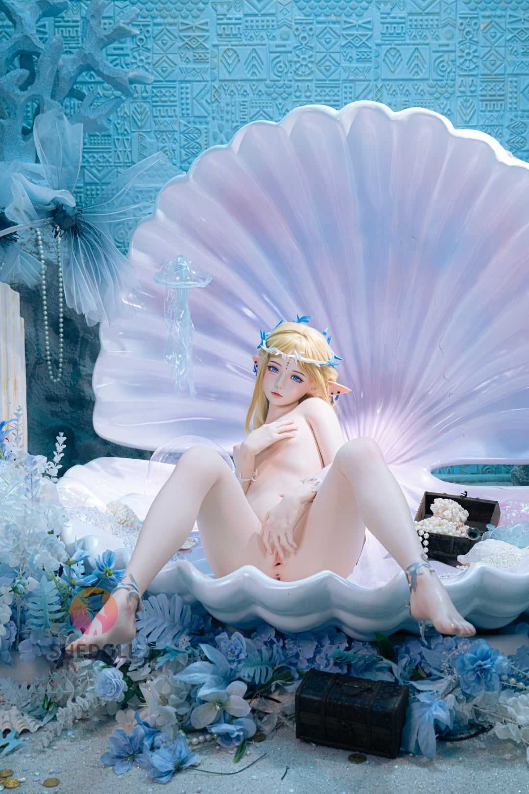 Bambola del sesso di Cartethyia (SHEDOLL Coppa A da 152 cm #SH195 2.0 in silicone)