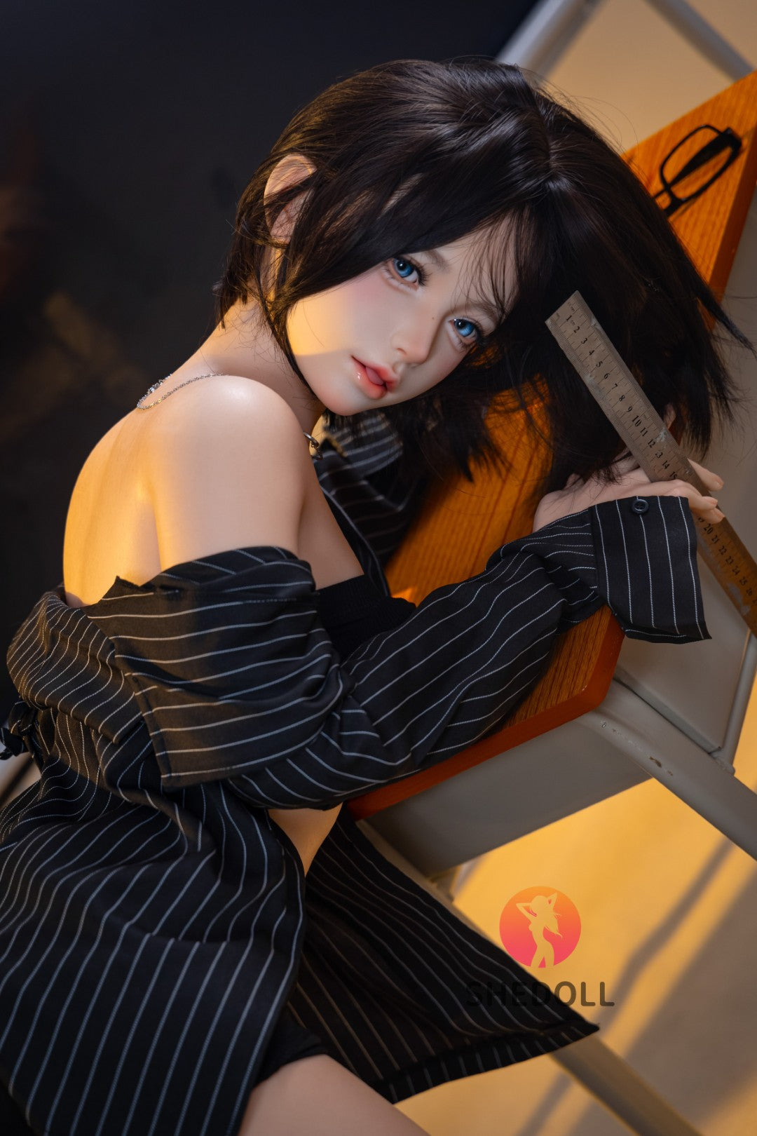 Lina bambola del sesso (SHEDOLL Coppa A da 152 cm #SH200 2.0 in silicone)