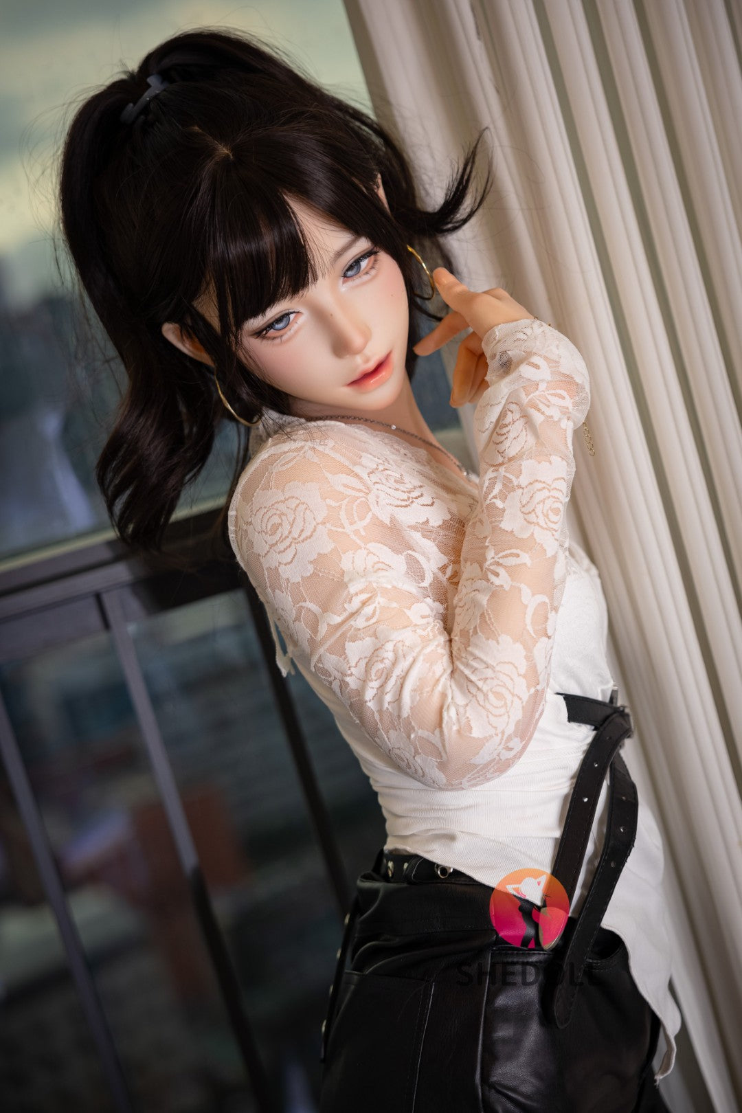 Lina bambola del sesso (SHEDOLL Coppa A da 152 cm #SH202 2.0 in silicone)