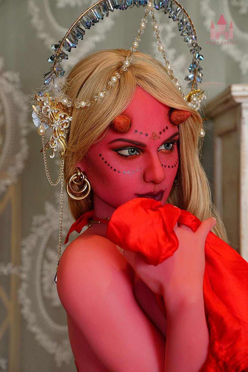 Scarlett bambola del sesso (Dolls Castle 163 cm Coppa F #A3 TPE)