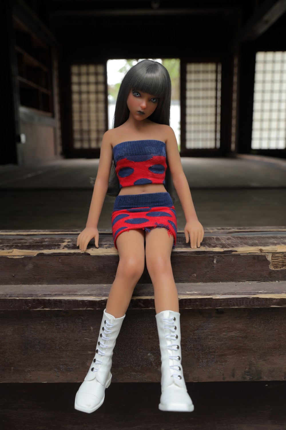 Momoko bambola del sesso (Climax Doll Mini 60 cm Coppa B Silicone)