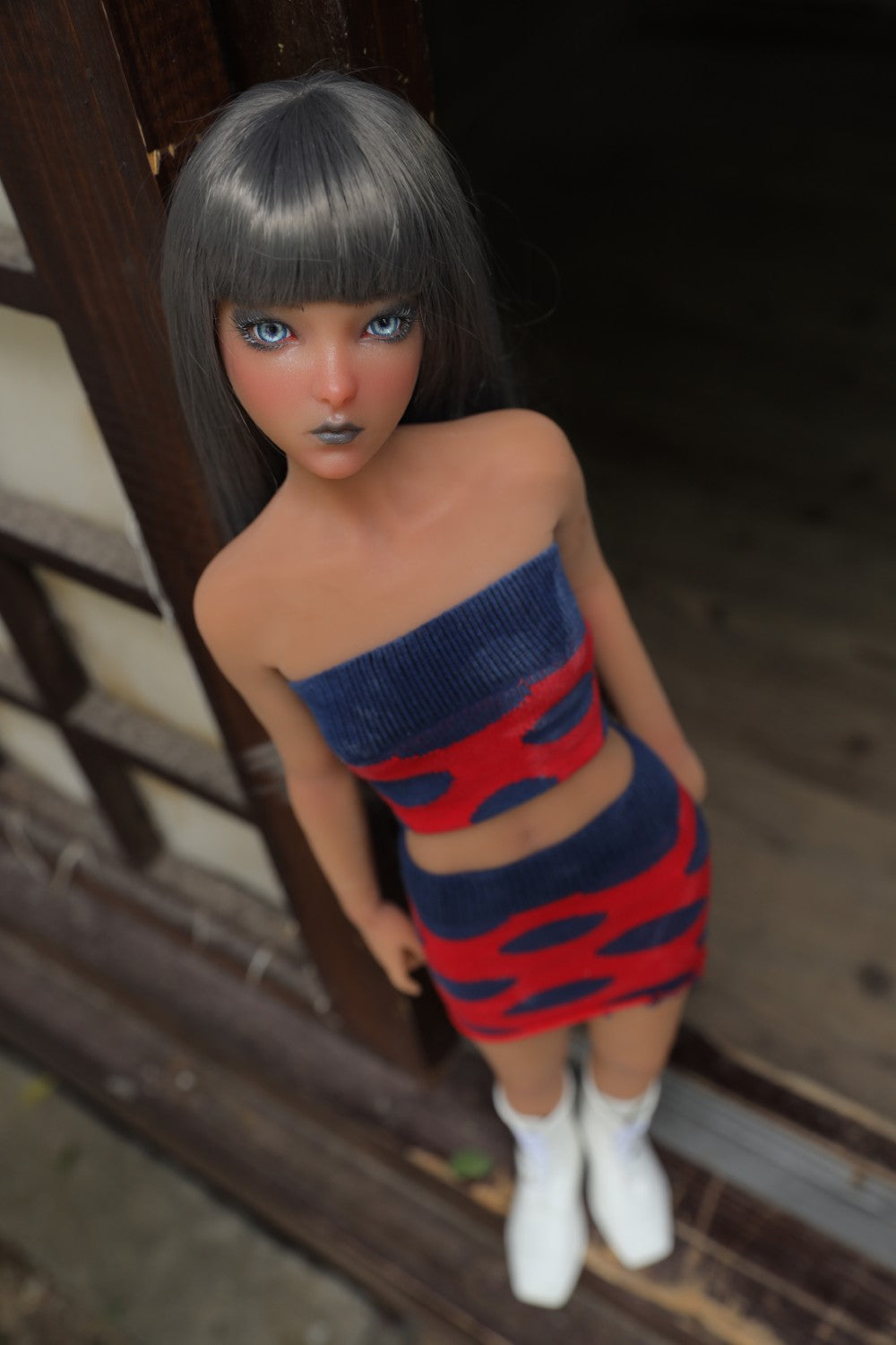 Momoko Sex Doll (Climax Doll Mini silicone B-Cup) da 60 cm)