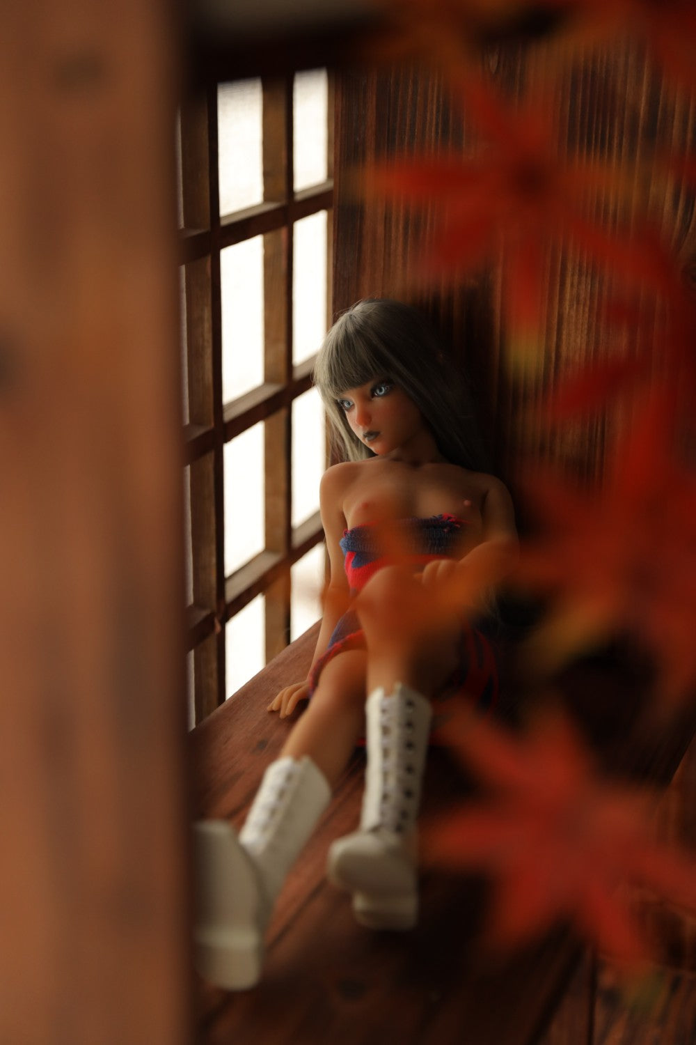 Momoko Sex Doll (Climax Doll Mini silicone B-Cup) da 60 cm)