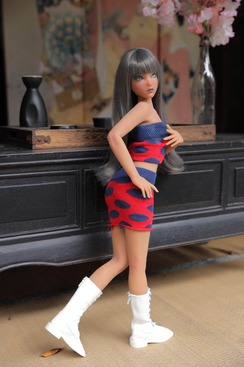 Momoko bambola del sesso (Climax Doll Mini 60 cm Coppa B Silicone)