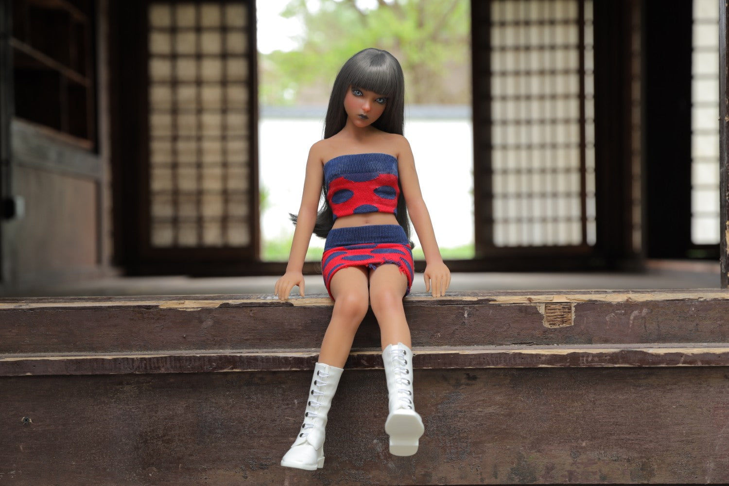 Momoko Sex Doll (Climax Doll Mini silicone B-Cup) da 60 cm)