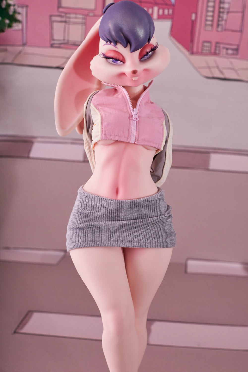 Lori Bunny Sex Doll (Climax Doll Mini silicone C-Cup da 70 cm)