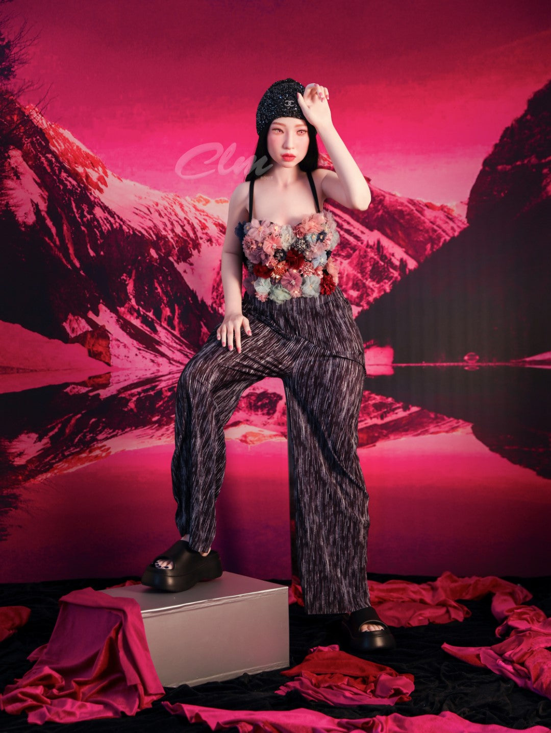 Janice bambola del sesso (Climax Doll Ultra 160 cm Coppa A in silicone)