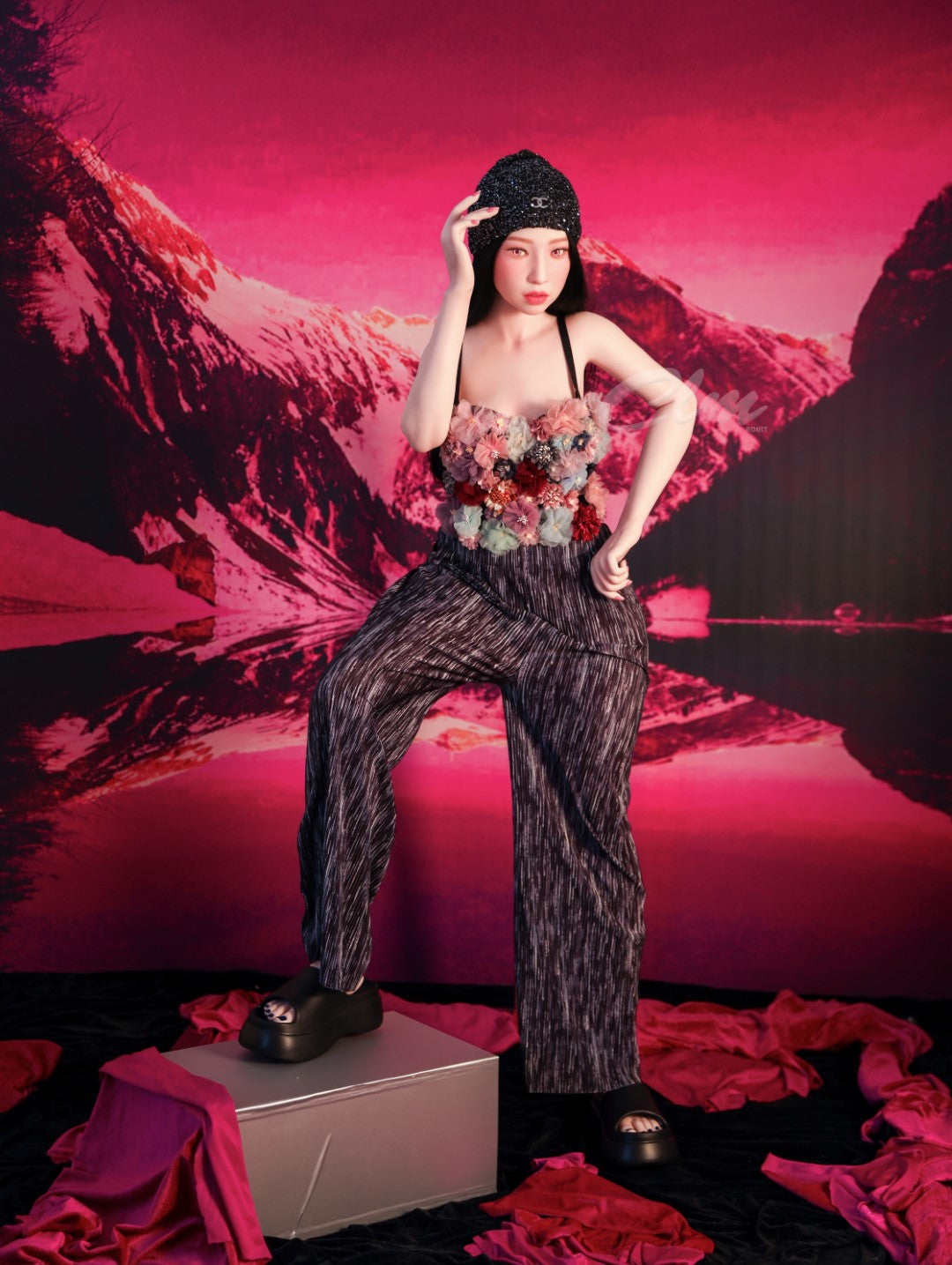 Janice bambola del sesso (Climax Doll Ultra 160 cm Coppa A in silicone)