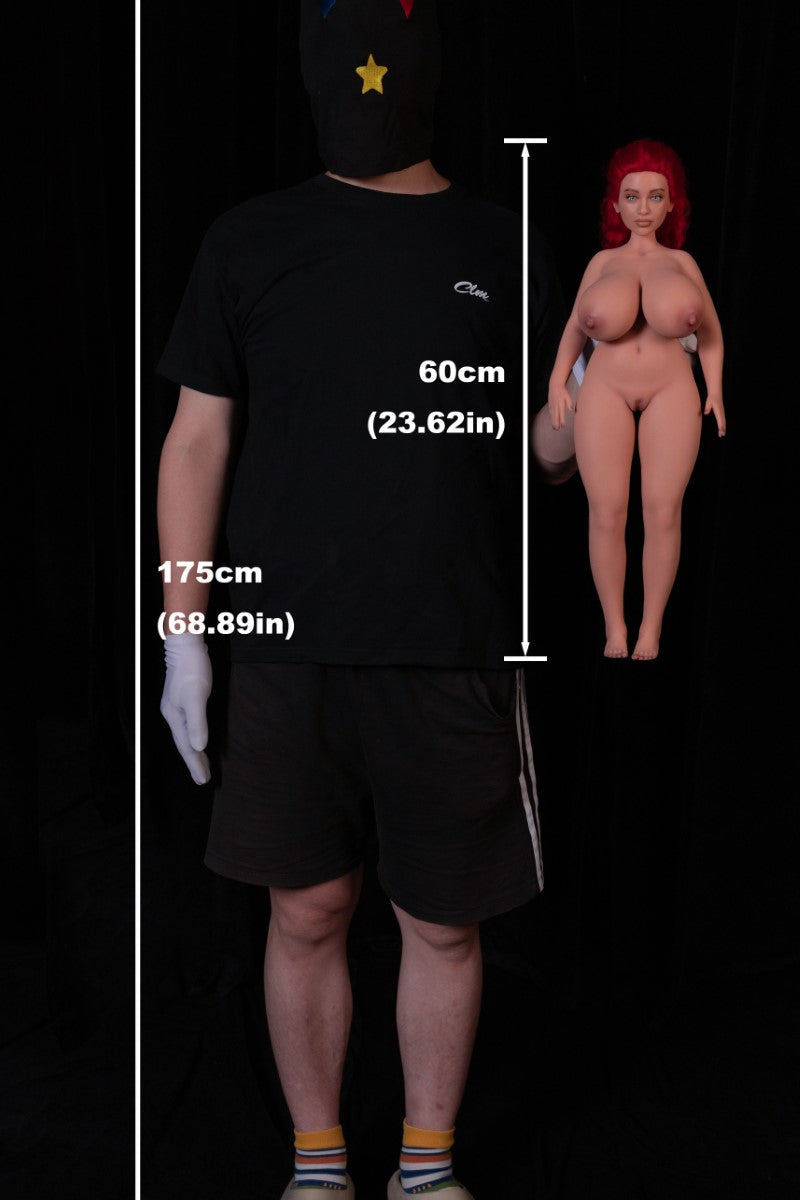 Hedy bambola del sesso (Climax Doll Mini 60 cm Coppa C in silicone)