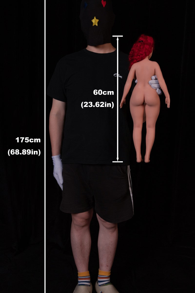 Hedy bambola del sesso (Climax Doll Mini 60 cm Coppa C in silicone)