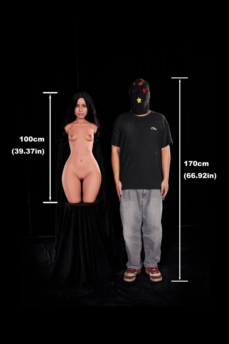 Bambola del sesso con torso di corvo (Climax Doll ULW 100 cm Coppa A in silicone)