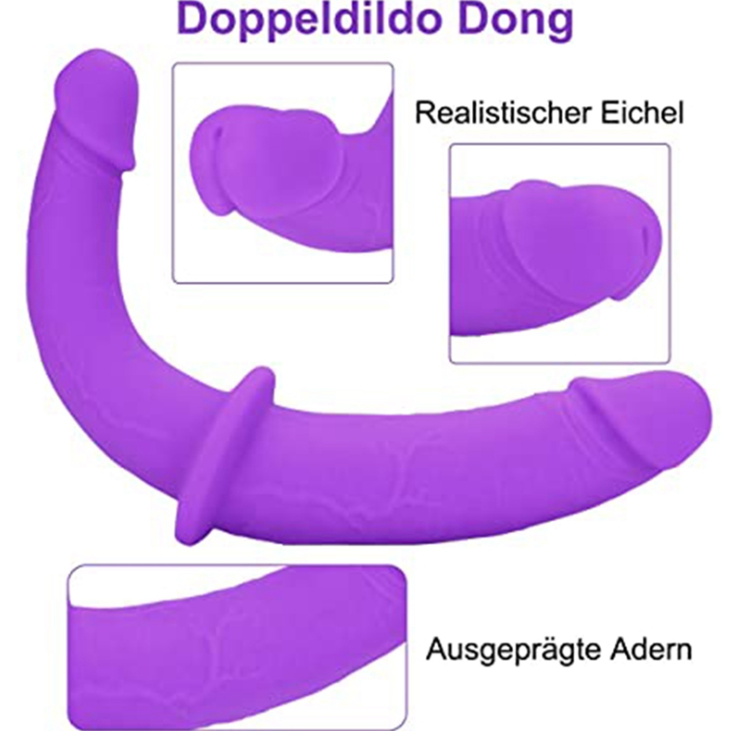 Doppio cinghia di dildo - divertimento in entrambe le direzioni