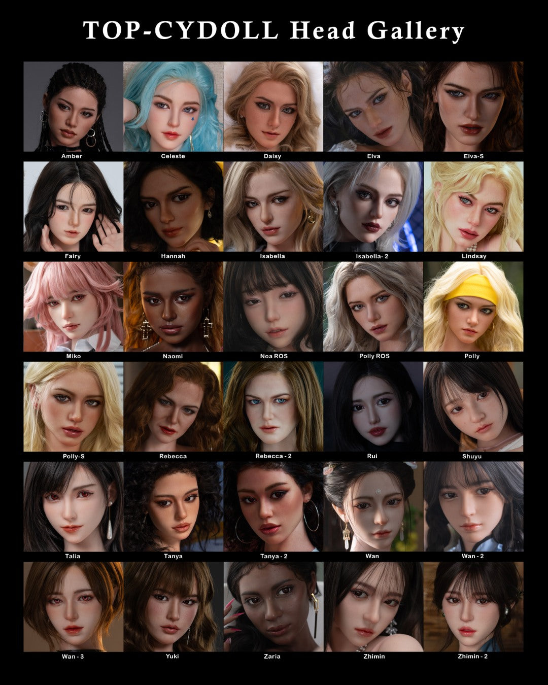 Testa extra (TOP-CYDoll Silicone originale)