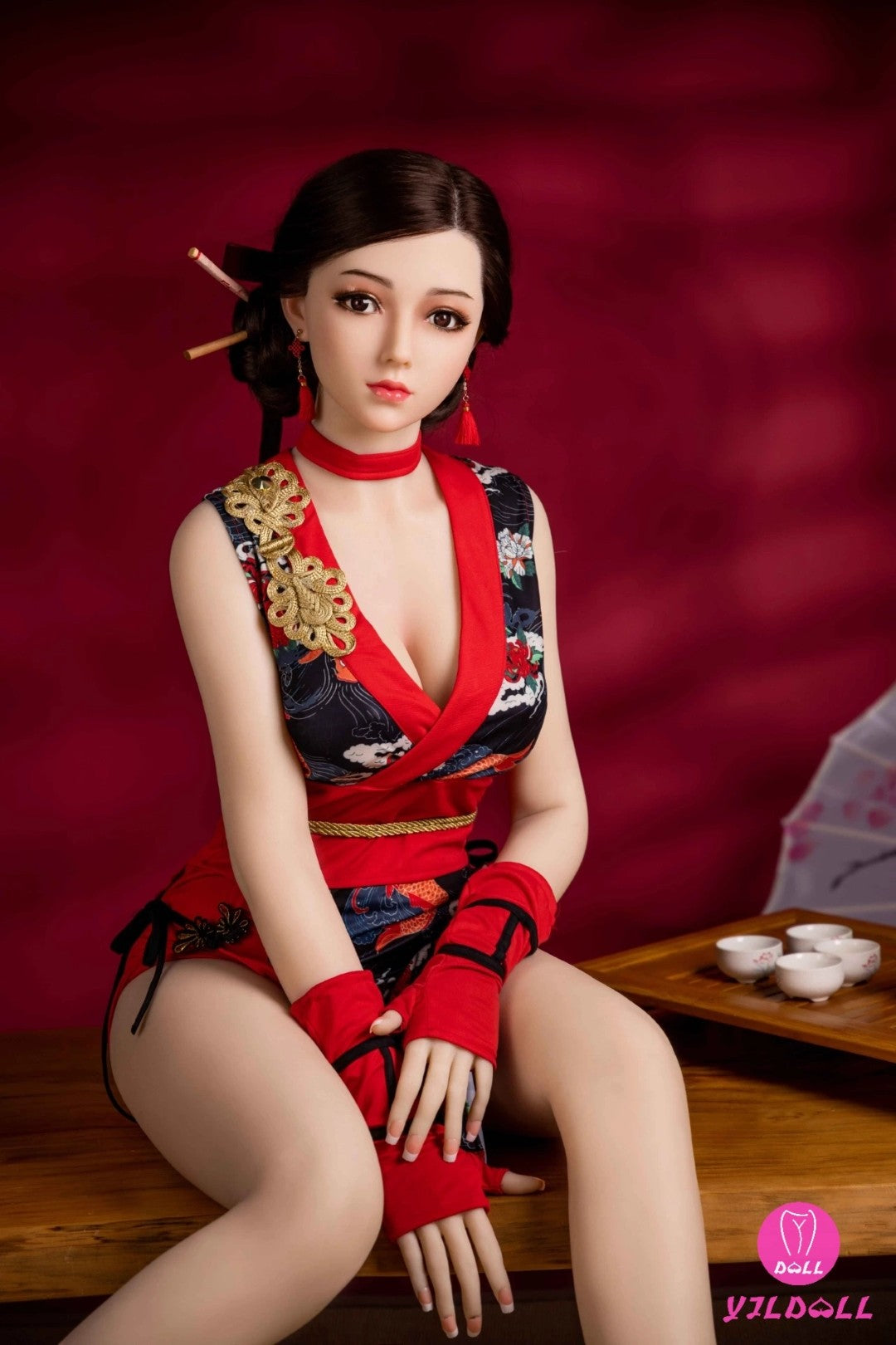 Jolene bambola del sesso (YJL Doll Coppa D da 165 cm n. 439 TPE+silicone)