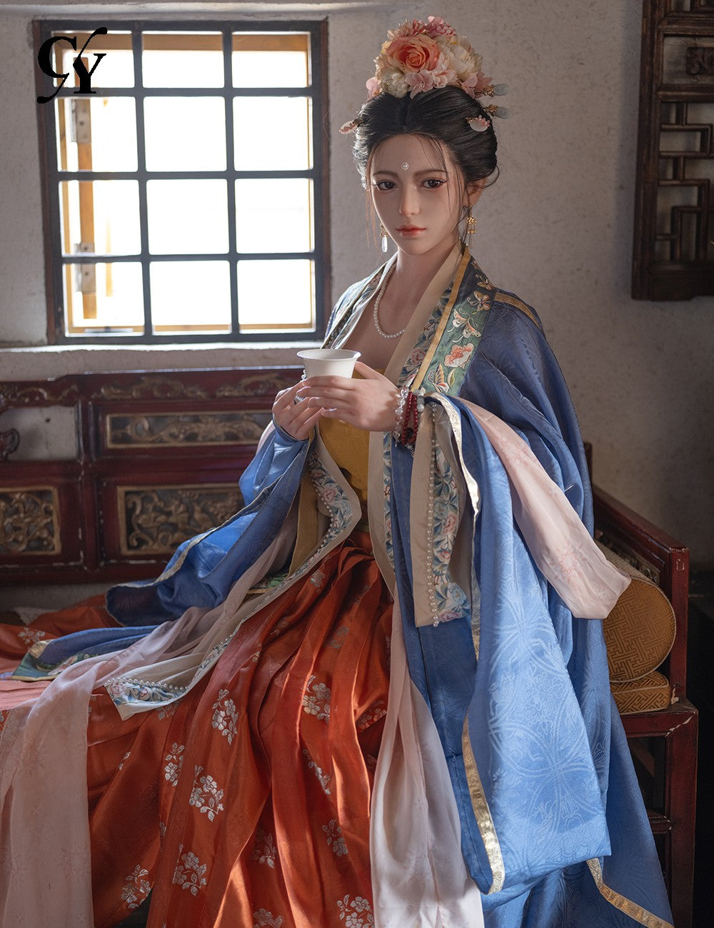 Bambola del sesso pallida (TOP CYDOLL 167 cm Coppa D (TPE+silicone)