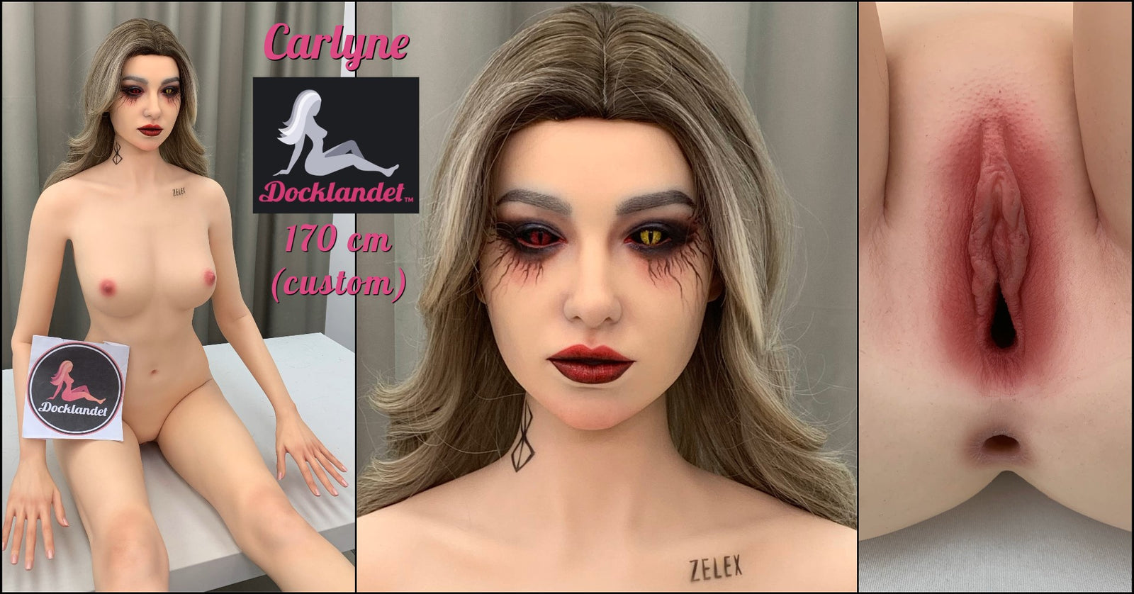 Lilith bambola del sesso (Zelex 175 cm Coppa E GE45-S Silicone)