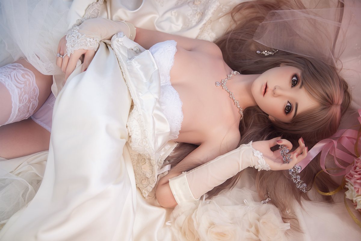 Bambola del sesso Kekkon (FUDoll 150cm B-Cup #19 Silicone)