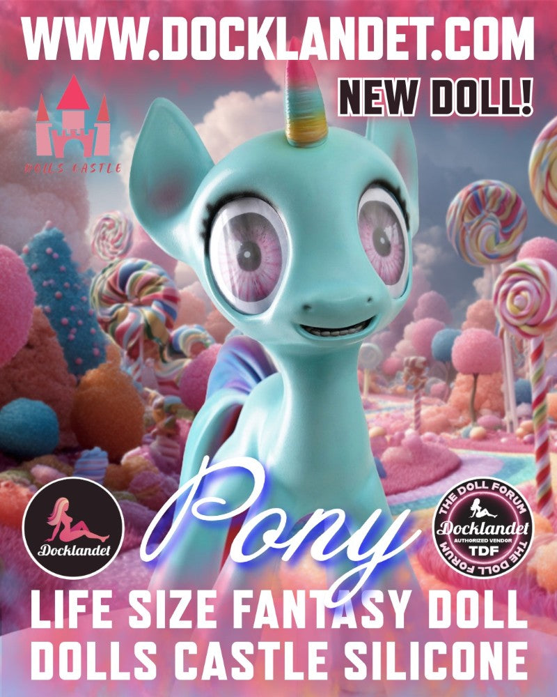 Pony Sexdocka (Dolls Castle 46cm Silikon)