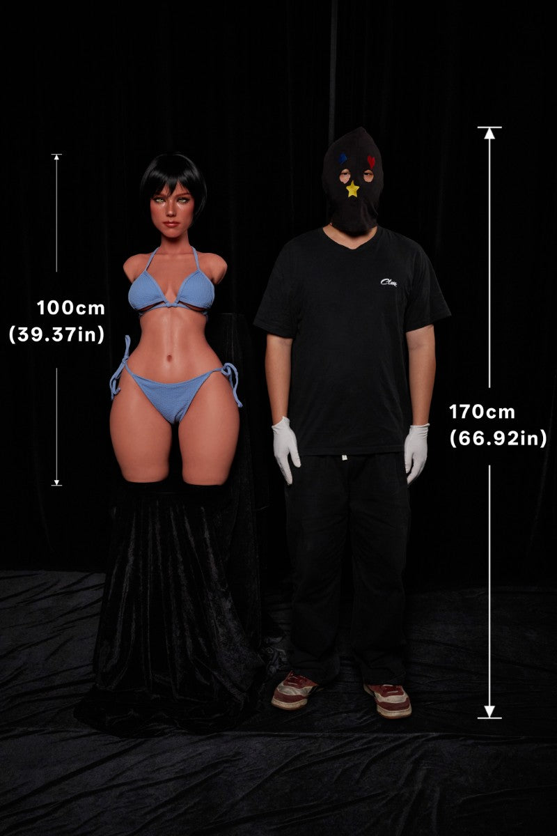 Livia Torso bambola del sesso (Climax Doll ULW 100 cm Coppa E in silicone)