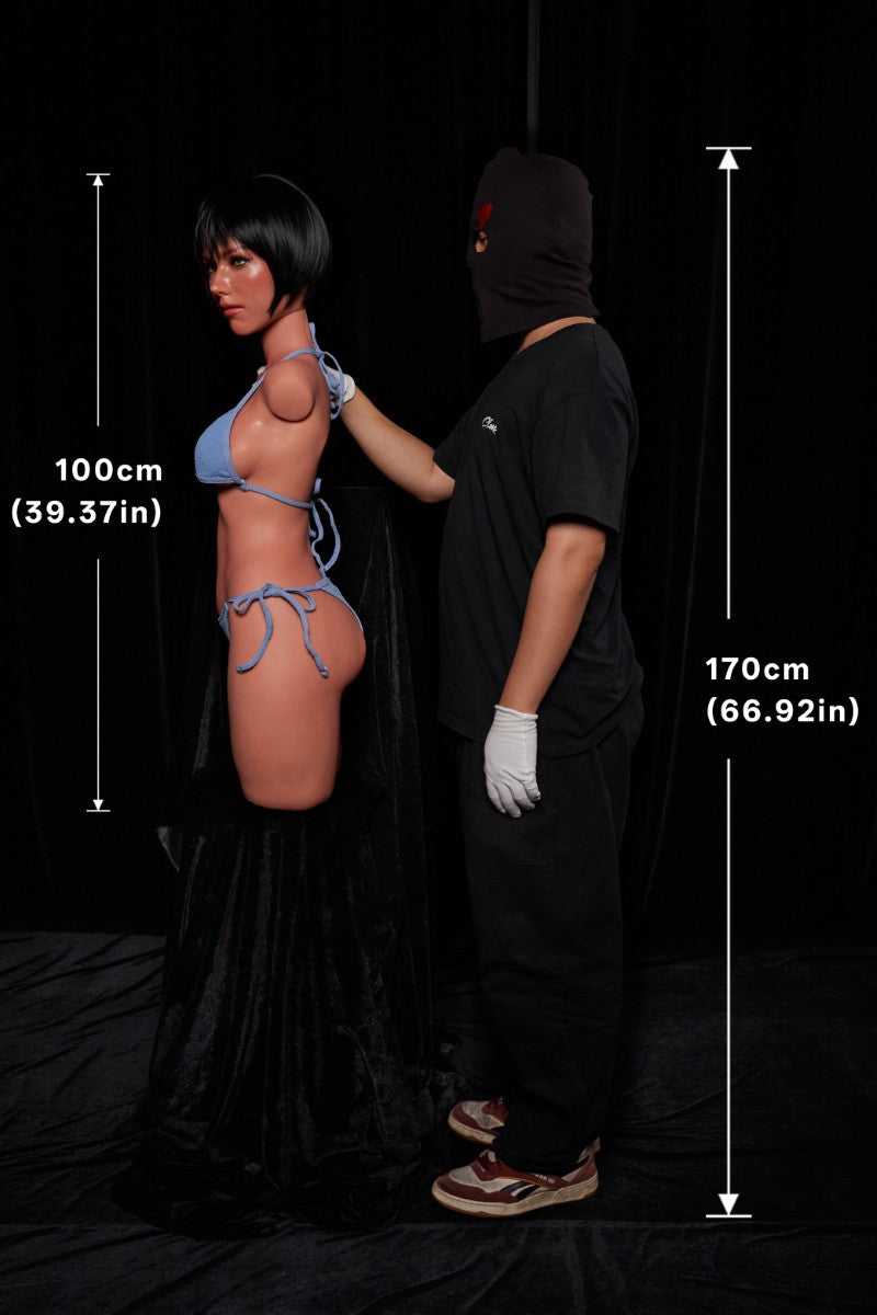 Livia Torso bambola del sesso (Climax Doll ULW 100 cm Coppa E in silicone)