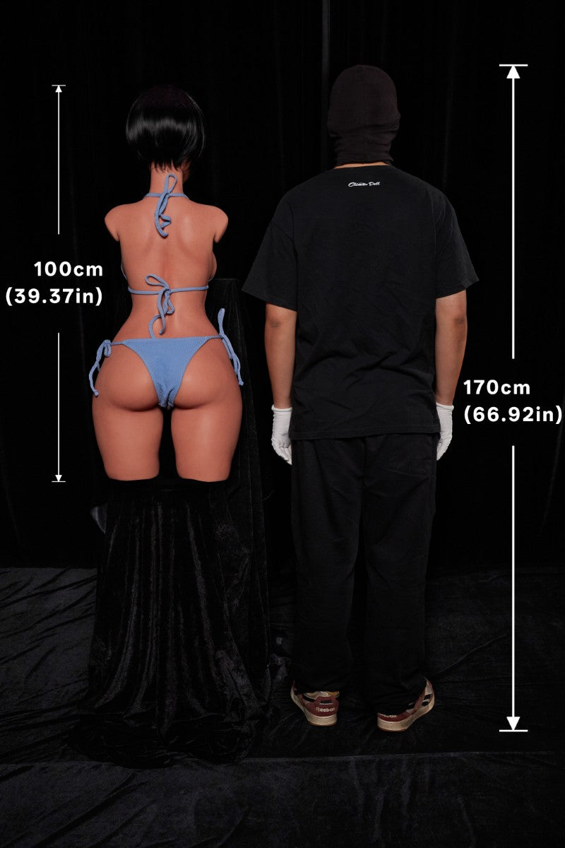 Livia Torso bambola del sesso (Climax Doll ULW 100 cm Coppa E in silicone)