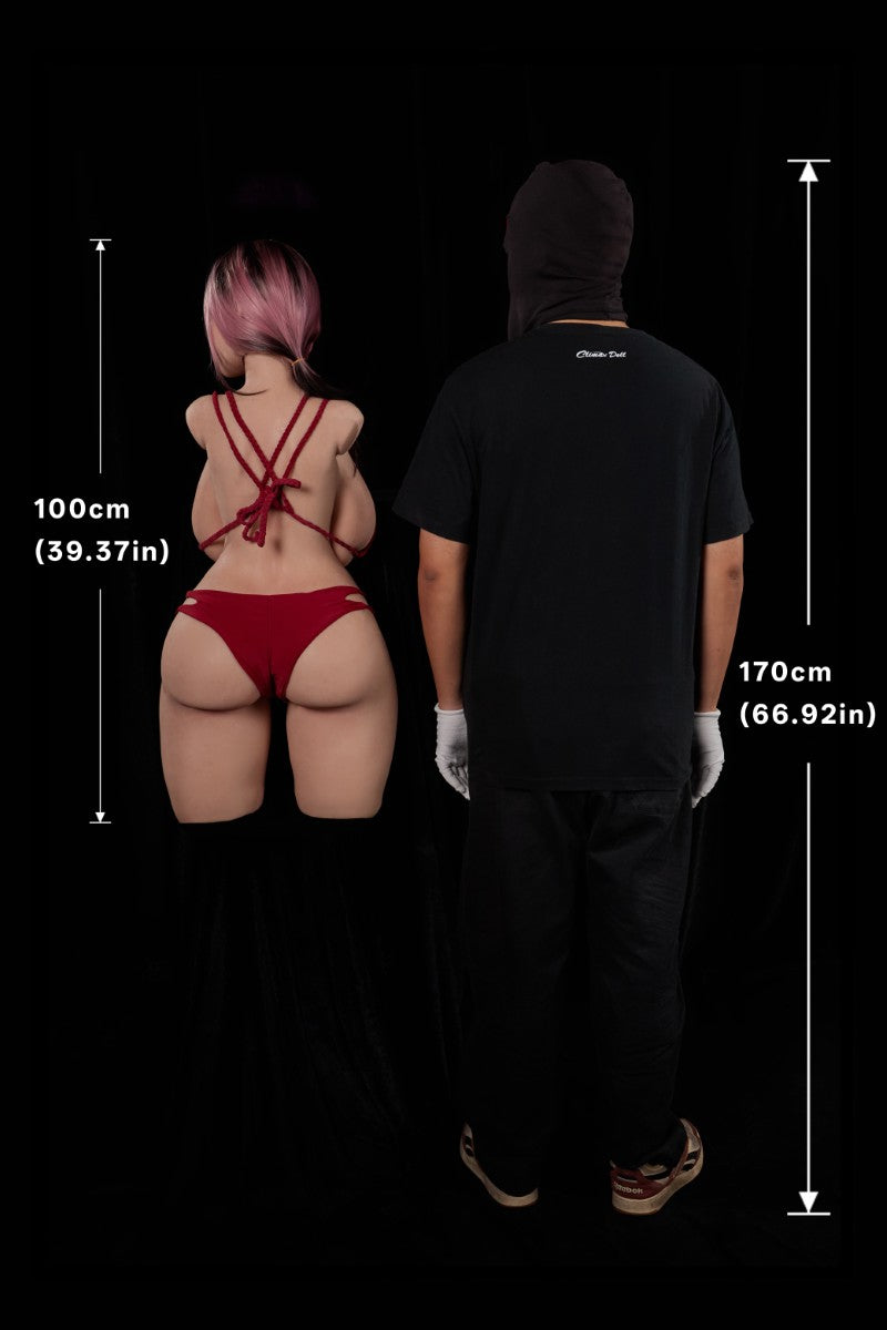 Bambola del sesso del torso di Rhea (Climax Doll ULW 100 cm Coppa K in silicone)