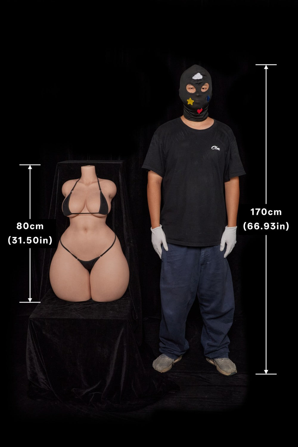 Extra Curvy Torso Sexdocka (Climax Doll ULW 84cm I-kupa Silikon)