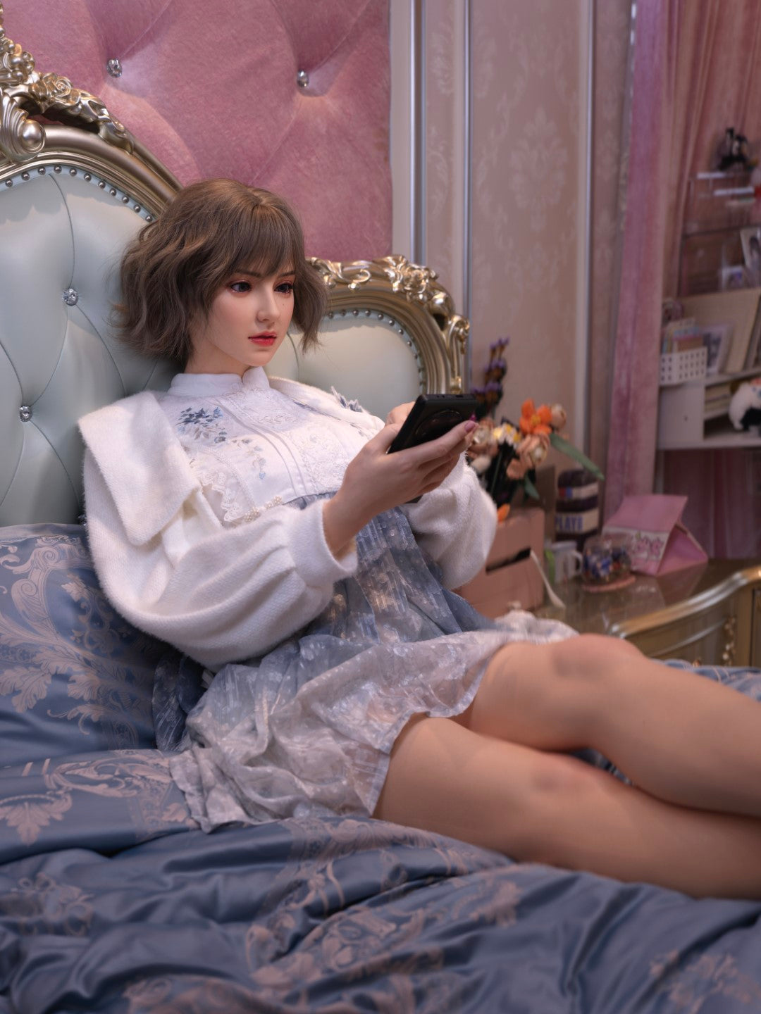 Bambola del sesso Mona Modello 20R Deluxe (Gynoid Doll 163 cm Coppa E in silicone)