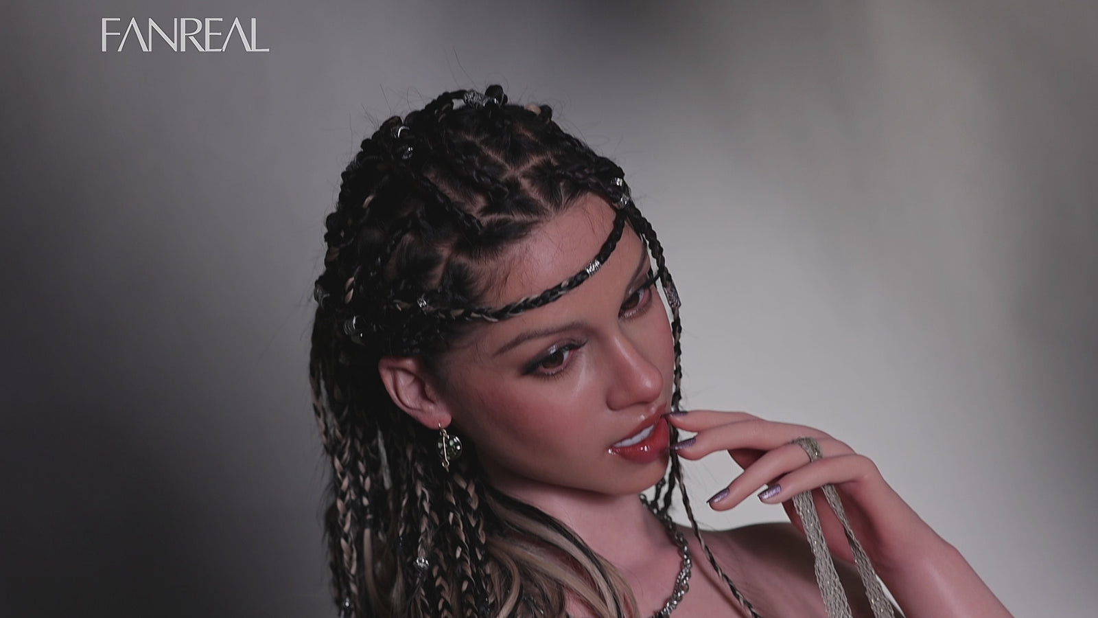 Vanessa bambola del sesso (FanReal Doll Coppa F da 168 cm in silicone)