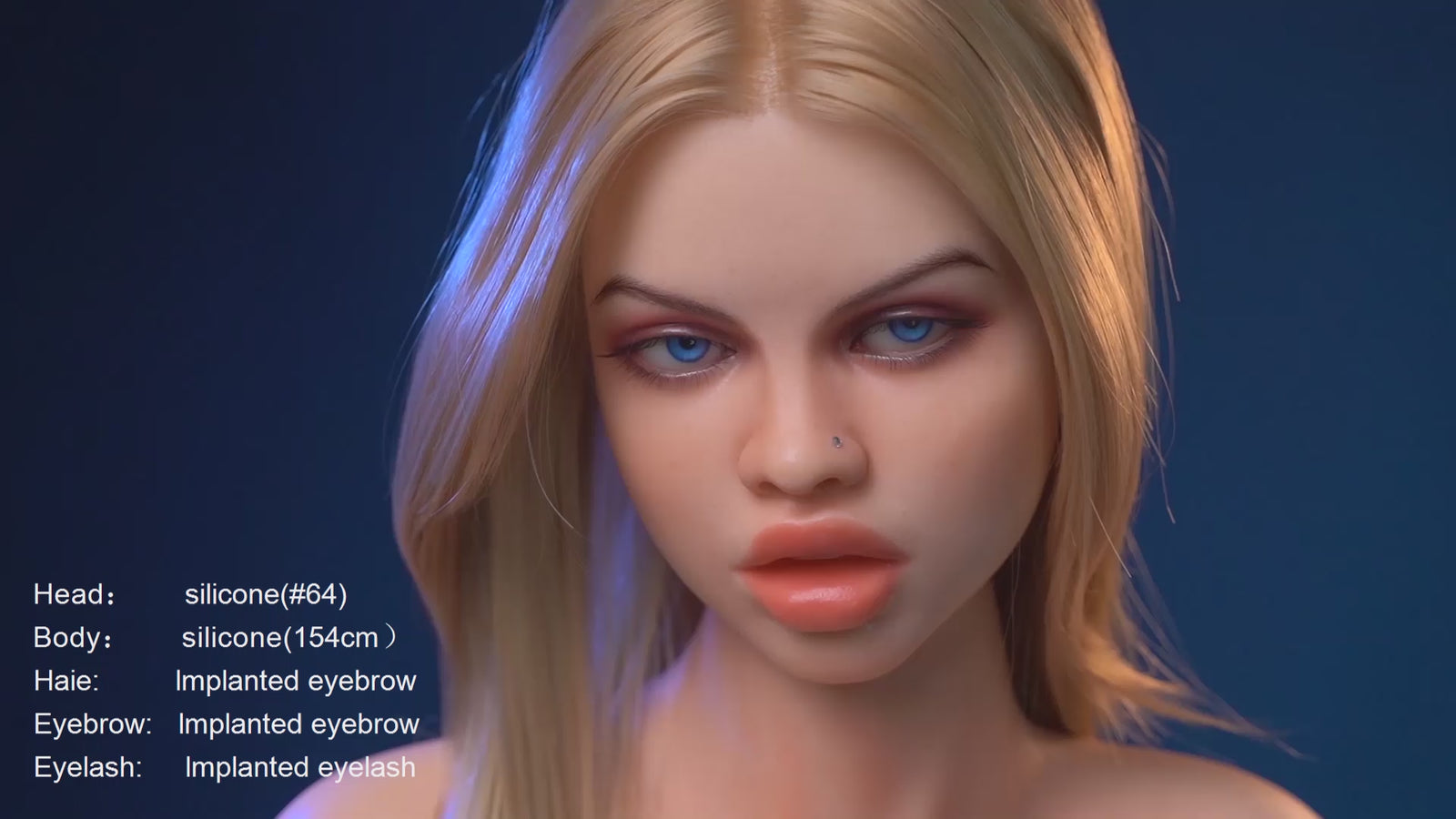 La migliore bambola del sesso (Jarliet 154 cm Coppa C in silicone)