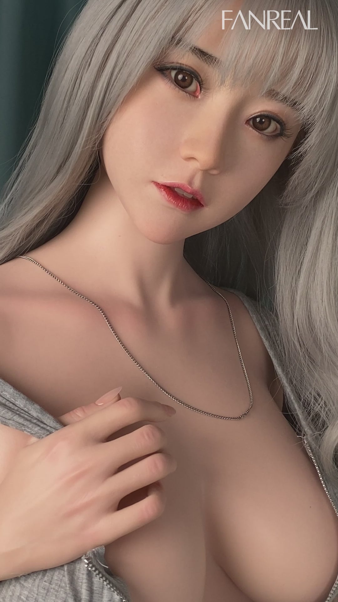 Qian bambola del sesso (FanReal Doll 159 cm Coppa F in silicone)