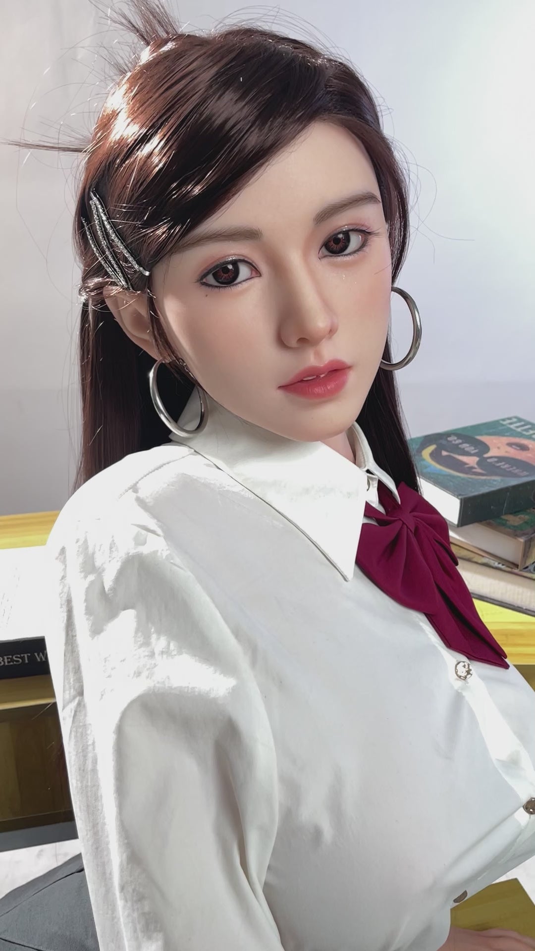 Nina bambola del sesso (Starpery 171 cm Coppa D (TPE+silicone)