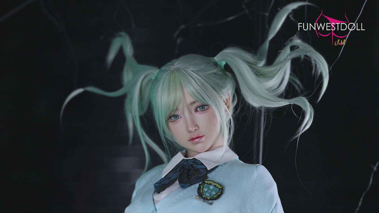 Hatsune Miko bambola del sesso (FunWest Doll 159 cm Coppa A #041S Silicone)