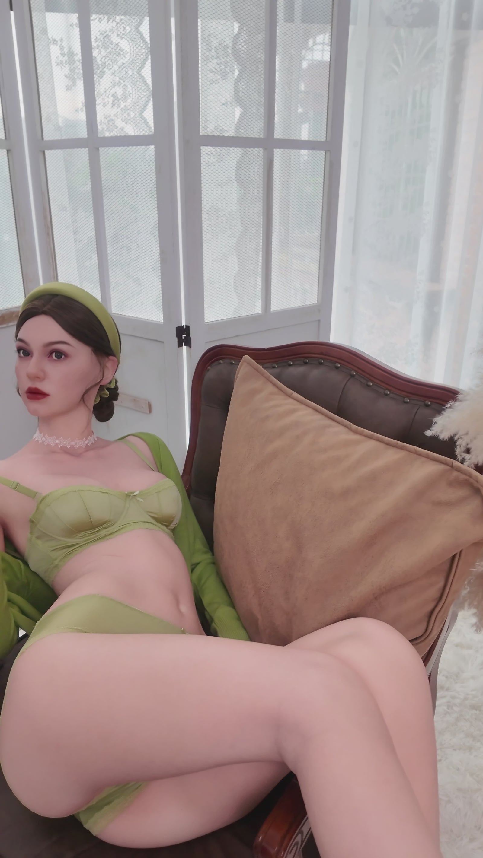 Bambola del sesso Baifern (Zelex 168 cm Coppa B ZFE05-1 Silicone fuso)