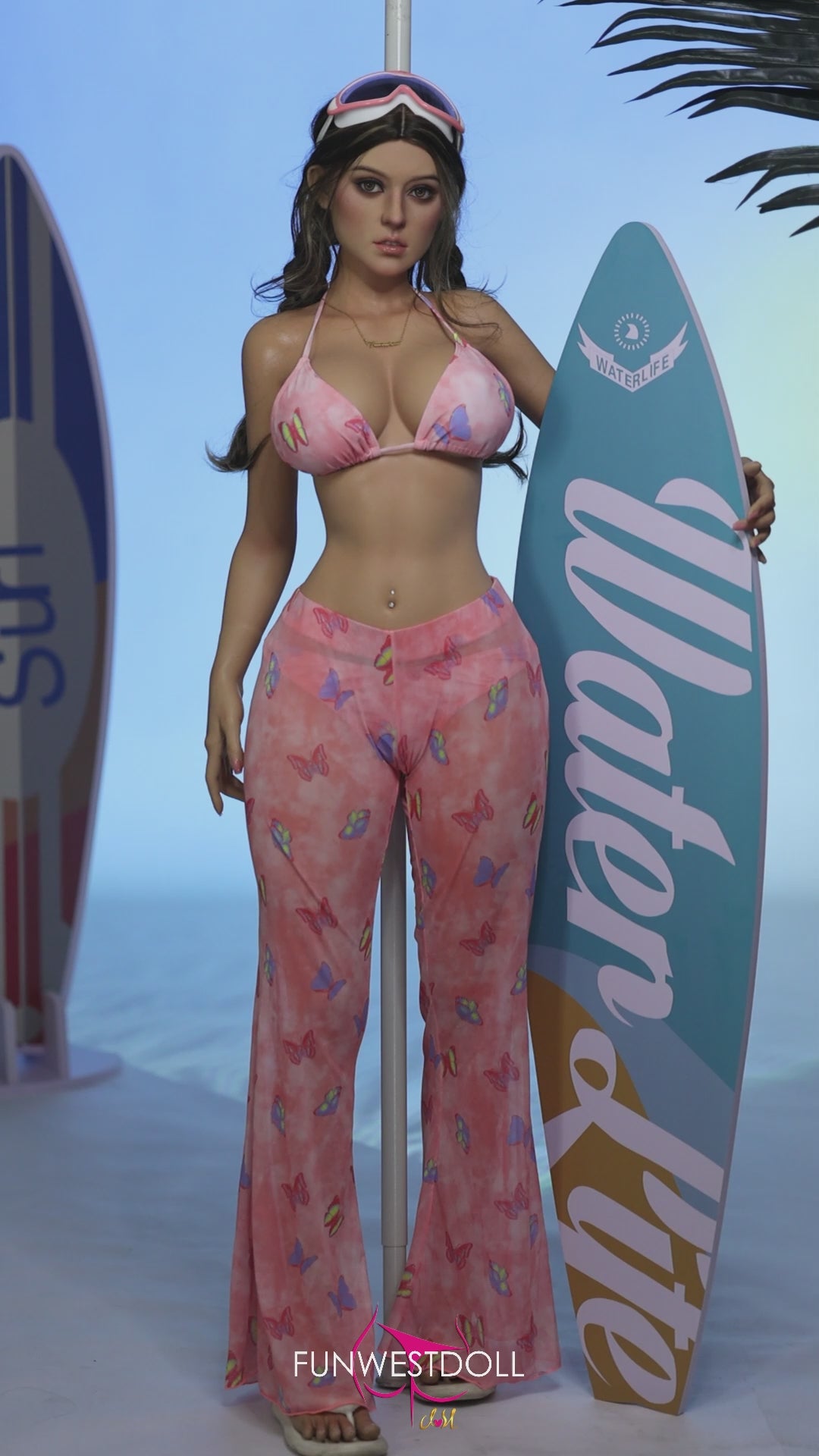 Bambola del sesso del gelsomino (FunWest Doll 160 cm Coppa E #027S Silicone)