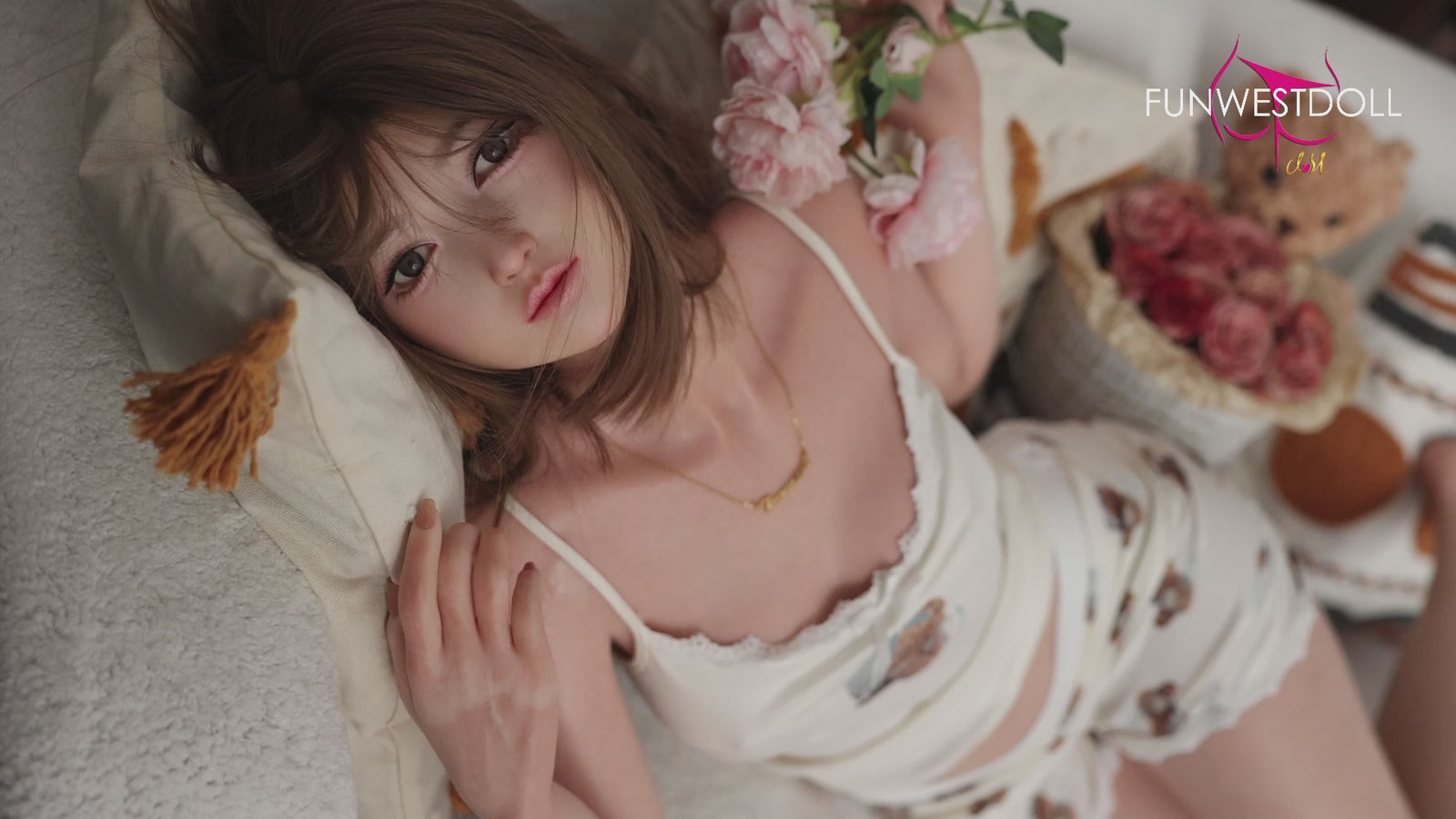 Amy bambola del sesso (FunWest Doll 159 cm Coppa A #041S Silicone)
