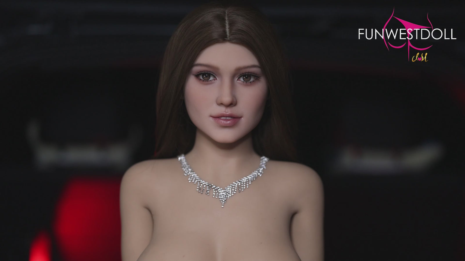 Bambola del sesso rosa (FunWest Doll Coppa F da 155 cm n. 043 TPE)