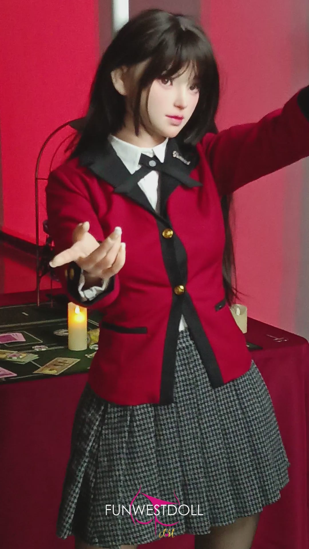 Yumeko Jabami bambola del sesso (FunWest Doll 159 cm Coppa A #038S Silicone)