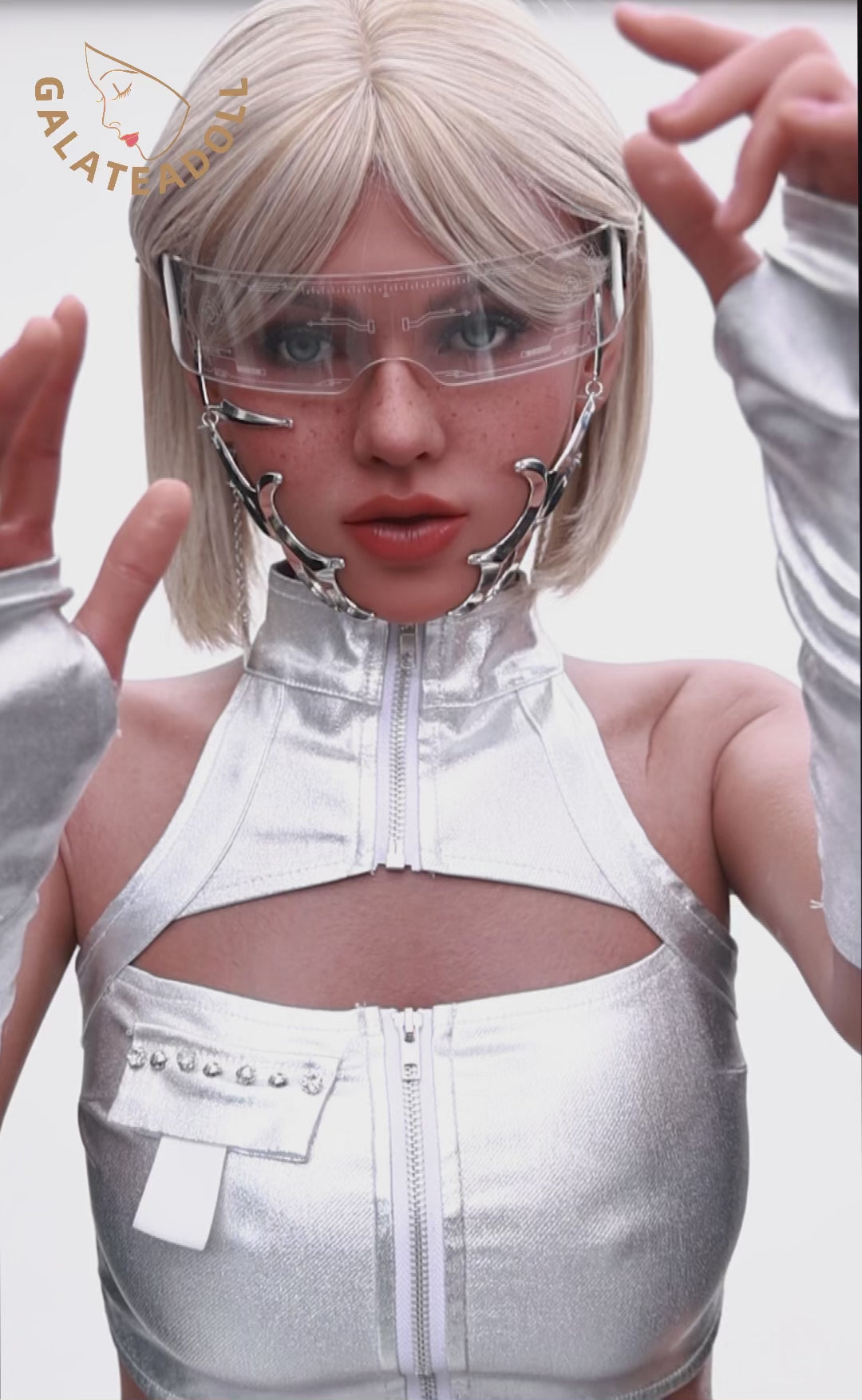 Bambola del sesso dell'Alaska (Galatea Doll 164 cm Coppa B #136 Silicone)