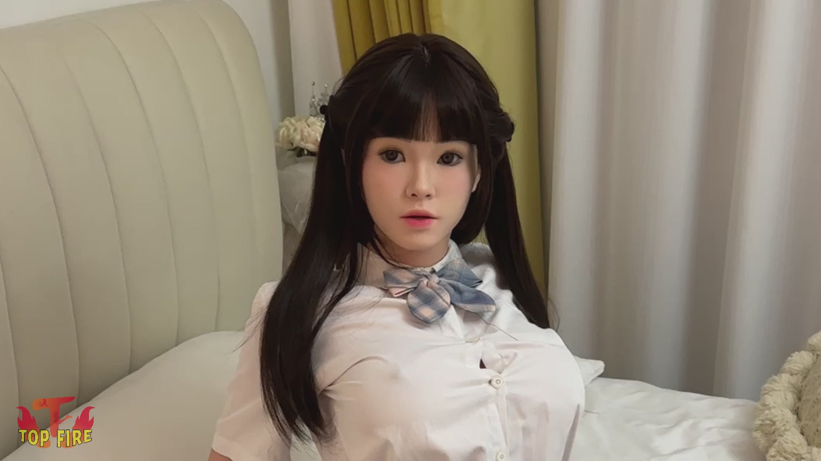 Sharon bambola del sesso (Top Fire Doll 158 cm Coppa D T28 Silicone)