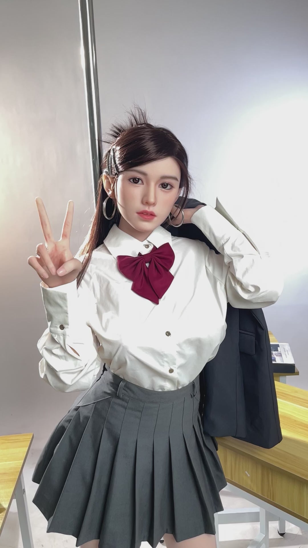 Nina bambola del sesso (Starpery 171 cm Coppa D (TPE+silicone)