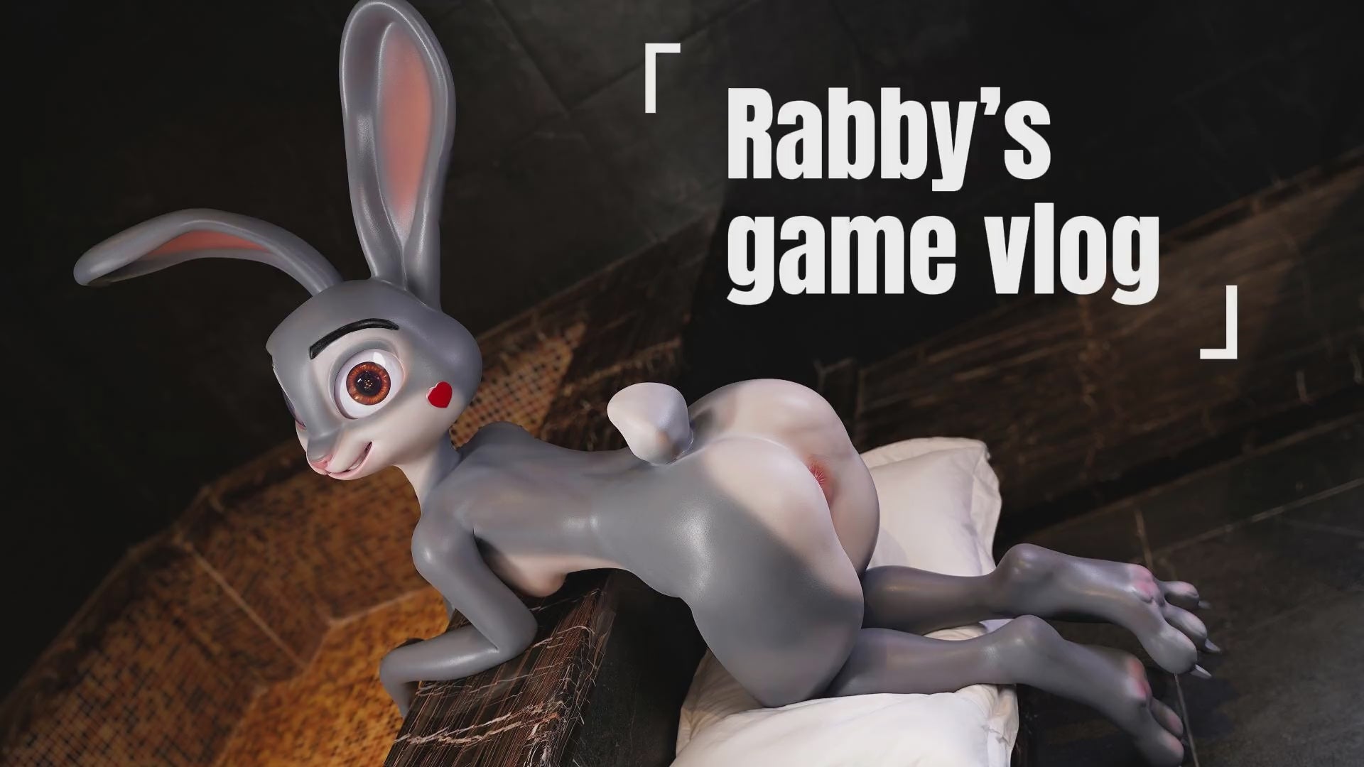 Judy the Rabbit Sex Doll (Dolls Castle 168 cm silicone a-tazza)