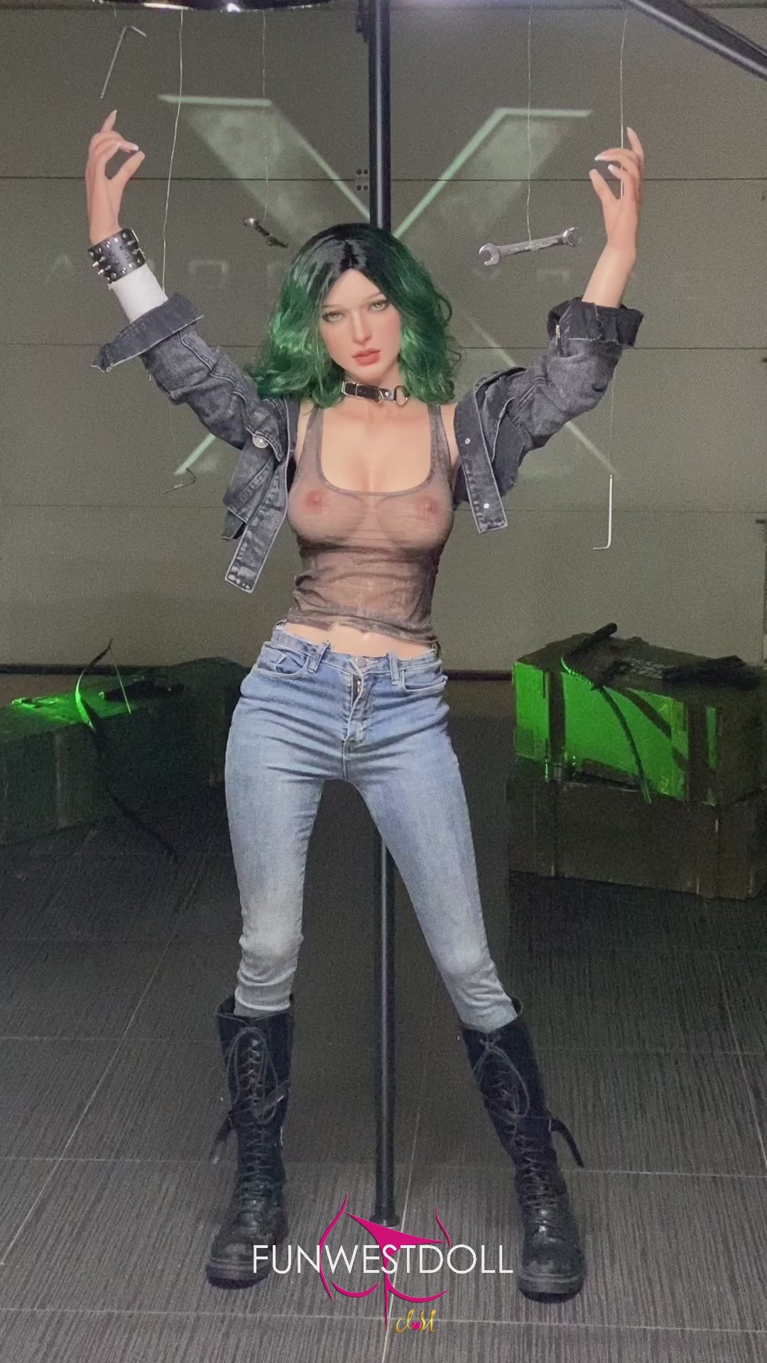 Alexa bambola del sesso (FunWest Doll 157 cm Coppa D #045S Silicone)