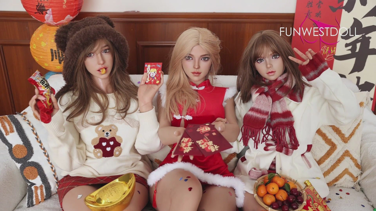 Lily bambola del sesso (FunWest Doll Coppa F da 156 cm #036S in silicone)