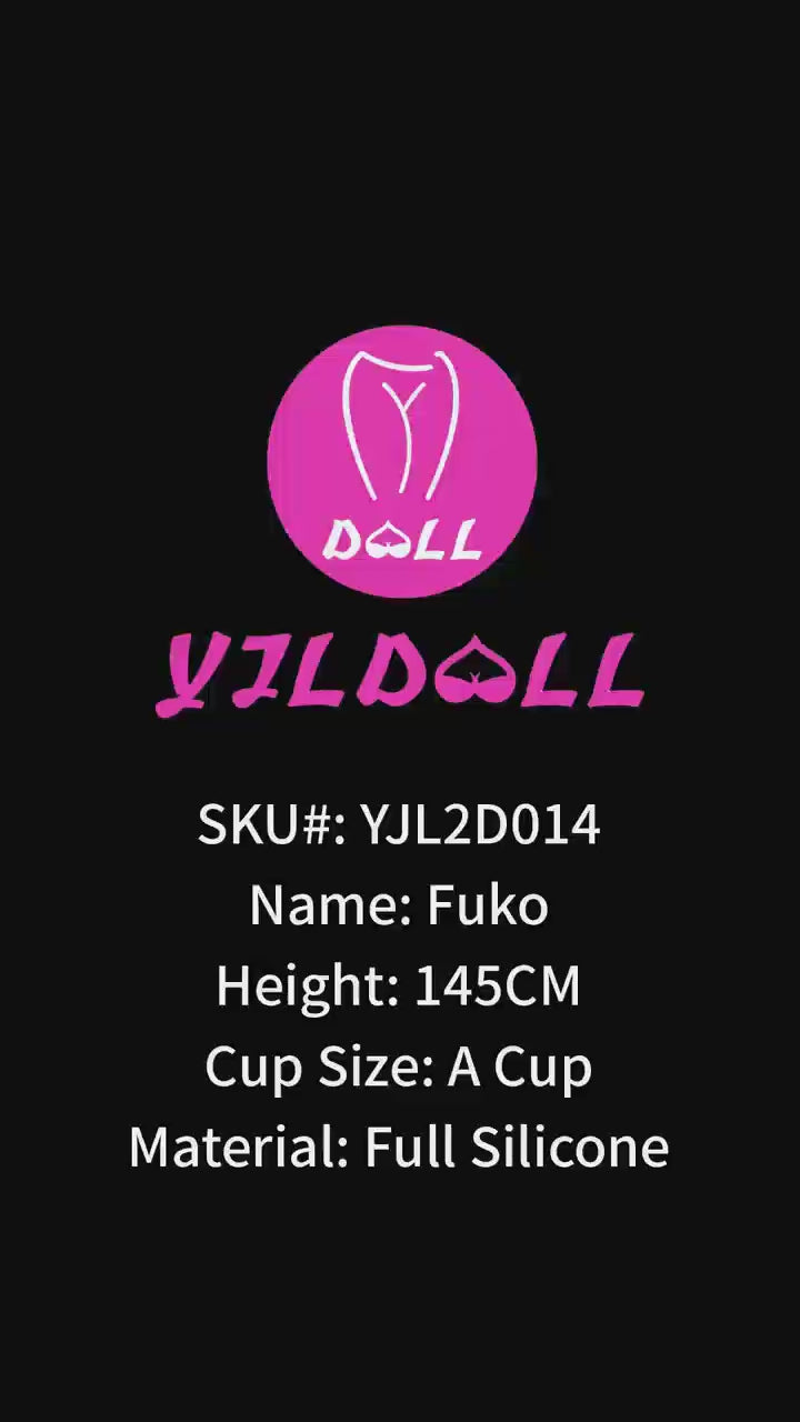 Bambola del sesso Fuko (YJL Doll 145 cm Coppa A in silicone)