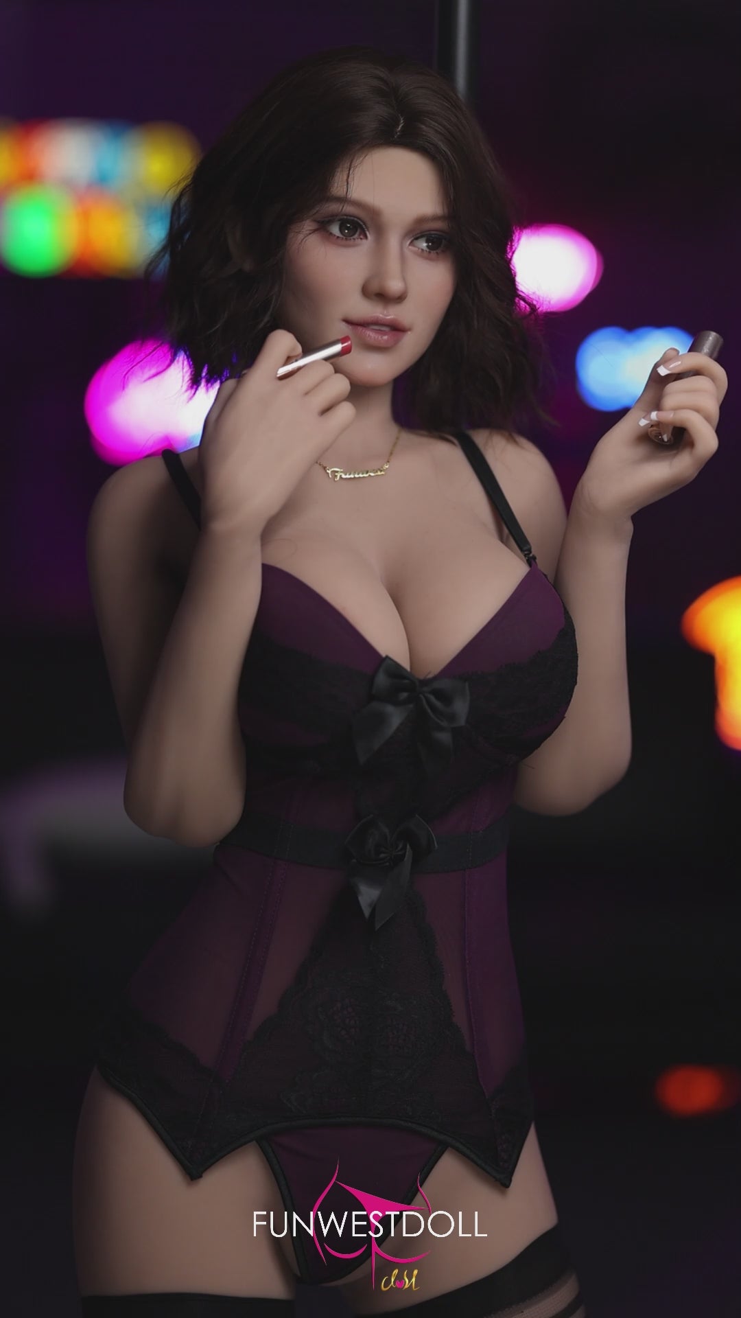 Rosa bambola del sesso (FunWest Doll 162 cm F-CUP #043 S-TPE) EXPRESS